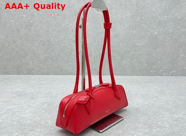 Alaia Le Teckel Small Bag in Red Goatskin Replica