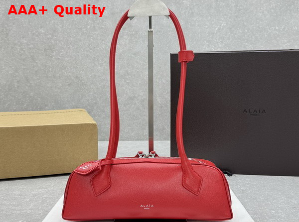 Alaia Le Teckel Small Bag in Red Goatskin Replica