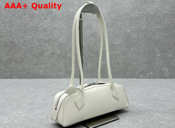 Alaia Le Teckel Small Bag in White Goatskin Replica
