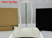 Alaia Le Teckel Small Bag in White Goatskin Replica