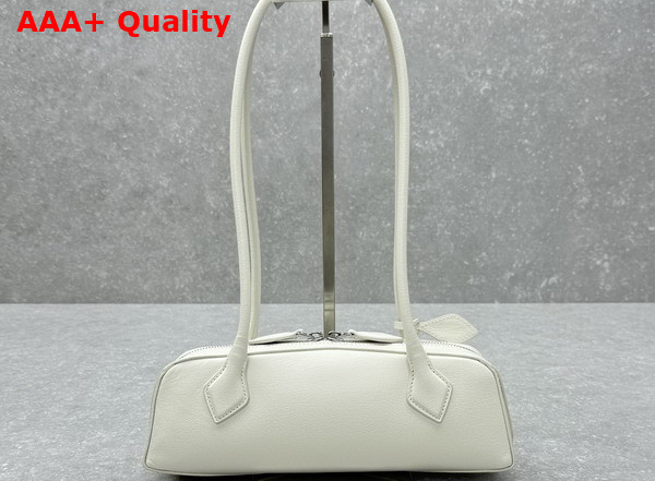 Alaia Le Teckel Small Bag in White Goatskin Replica