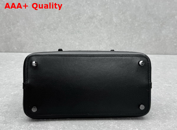 Alaia Mina 25 Bag in Vienne Wave Calfskin Black Replica