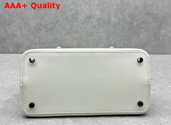 Alaia Mina 25 Bag in Vienne Wave Calfskin White Replica