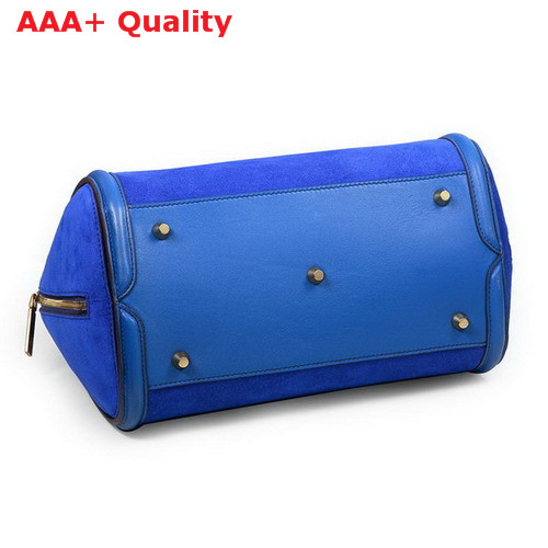 Alexander McQueen Heroine Bag Blue Suede Leather for Sale