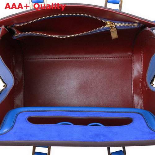 Alexander McQueen Heroine Bag Blue Suede Leather for Sale