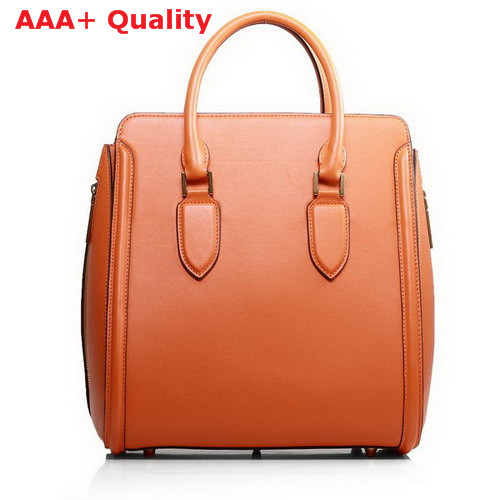 Alexander McQueen Heroine Bag in Orange Calfskin for Sale