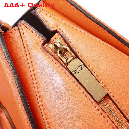 Alexander McQueen Heroine Bag in Orange Calfskin for Sale