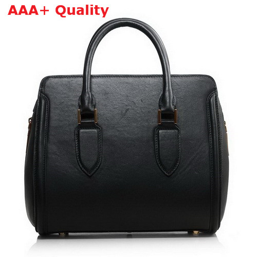 Alexander McQueen Heroine Large Tote Bag Black Real Leather for Sale
