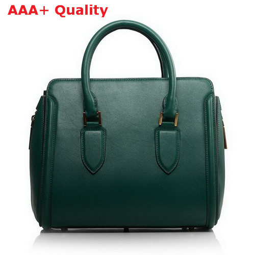 Alexander McQueen Heroine Large Tote Bag Green Calfskin for Sale