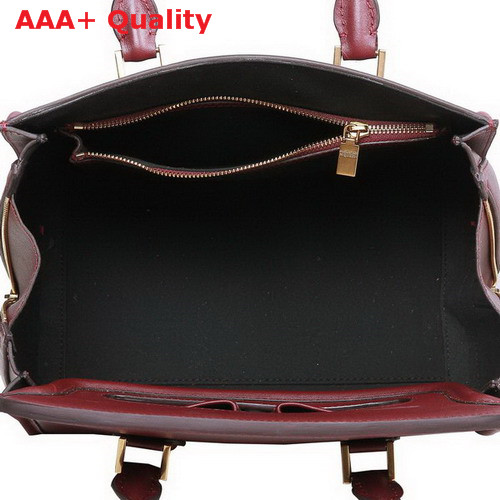 Alexander McQueen Heroine Large Tote Bag Burgundy for Sale