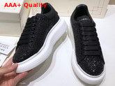 Alexander McQueen Oversized Sneaker Black Glitter Replica