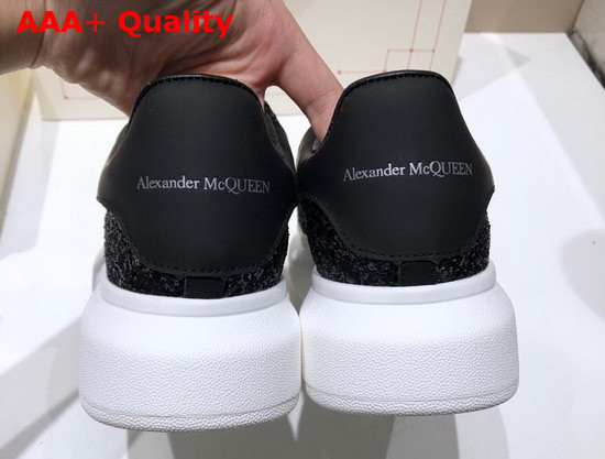 Alexander McQueen Oversized Sneaker Black Glitter Replica