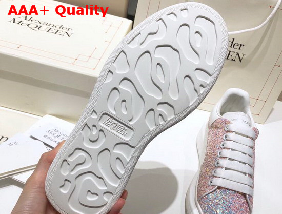 Alexander McQueen Oversized Sneaker Pink Glitter Replica