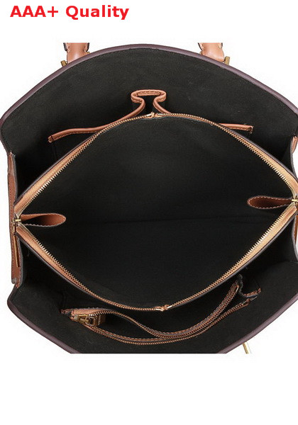 Alexander Mcqueen Heroine Open Tote Bag Brown Calfskin for Sale