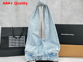 Alexander Wang 5 Pocket Hobo in Light Blue Denim Replica