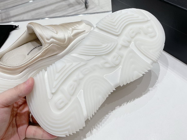 Alexander Wang AW Vortex Mule in Cream Lycra Replica