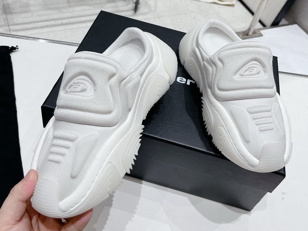 Alexander Wang AW Vortex Mule in White Lycra Replica
