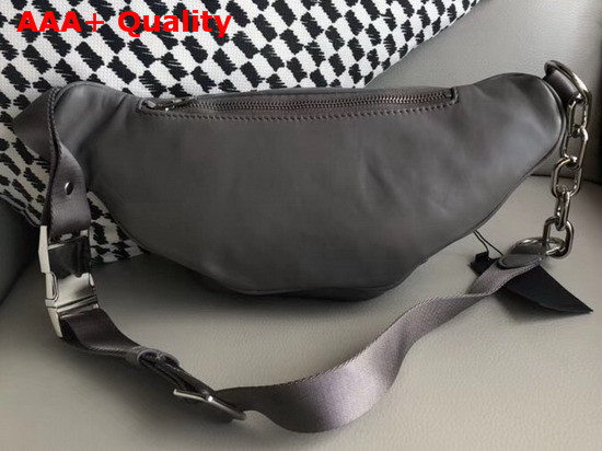 Alexander Wang Attica Fanny Pack in Grey Lambskin Replica