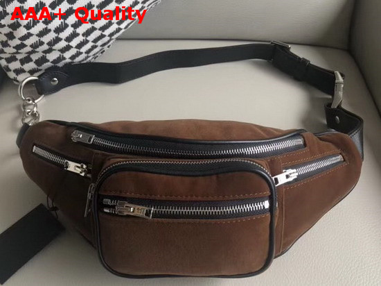 Alexander Wang Attica Fanny Pack in Khaki Velvet Replica