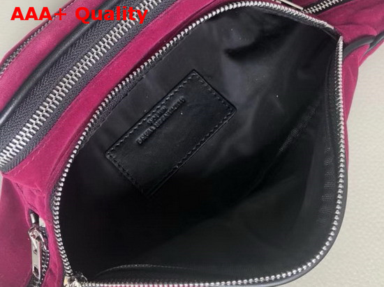 Alexander Wang Attica Fanny Pack in Magenta Velvet Replica