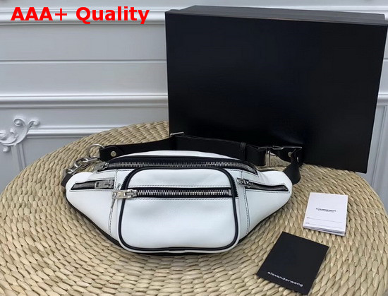 Alexander Wang Attica Fanny Pack in White Leather Replica