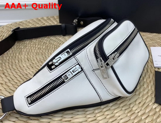 Alexander Wang Attica Fanny Pack in White Leather Replica