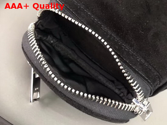 Alexander Wang Attica Mini Backpack Crossbody Black Suede and Smooth Calfskin Replica