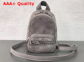 Alexander Wang Attica Mini Backpack Crossbody Grey Suede and Smooth Calfskin Replica