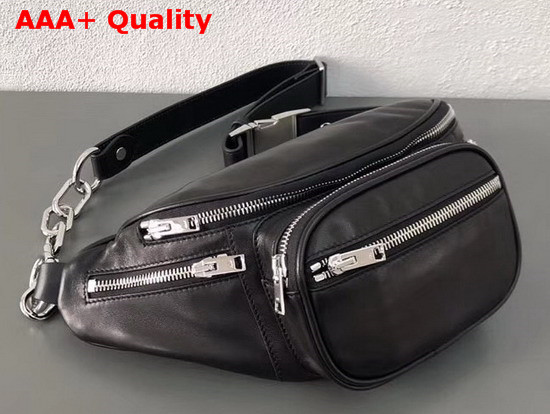 Alexander Wang Black Attica Fanny Pack Lambskin Replica