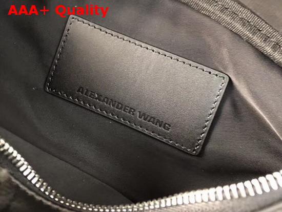 Alexander Wang Black Attica Fanny Pack Lambskin Replica