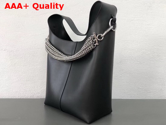 Alexander Wang Black Genesis Mini Hobo Calfskin Replica