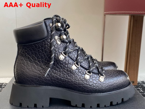 Alexander Wang Black Leather Arbor Lace Up Boot Replica