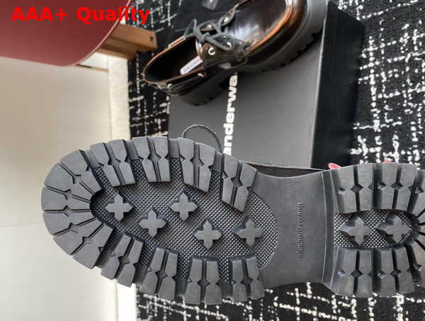Alexander Wang Carson Boat Loafers in Brown Calf Leather Replica