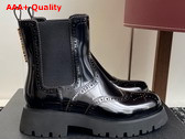 Alexander Wang Chelsea Ankle Boot in Black Polished Leather Replica