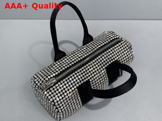 Alexander Wang Cruiser Crystal Mini Duffel in Black Replica