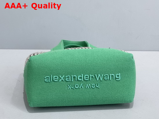 Alexander Wang Cruiser Crystal Mini Tote in Green Replica