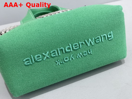 Alexander Wang Cruiser Crystal Mini Tote in Green Replica