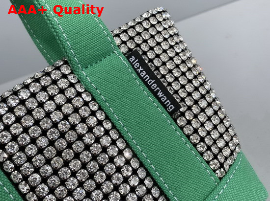 Alexander Wang Cruiser Crystal Mini Tote in Green Replica