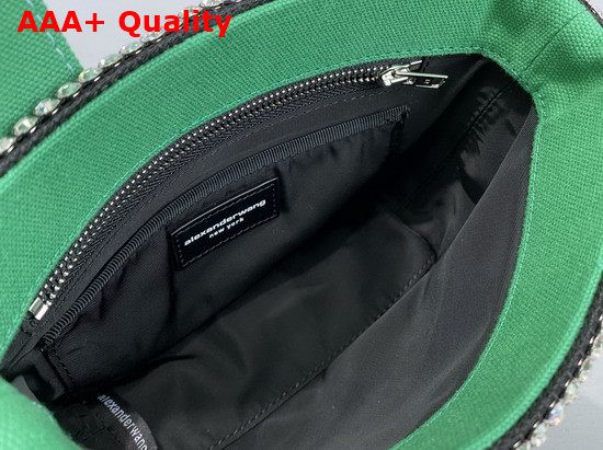 Alexander Wang Cruiser Crystal Mini Tote in Green Replica