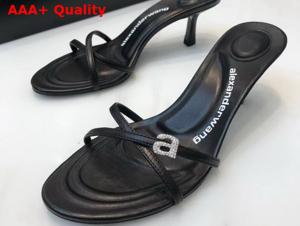 Alexander Wang Dahlia 50 Sandal in Capretto Black Replica