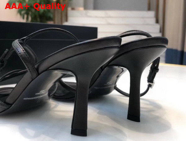 Alexander Wang Dahlia 85 Sandal in Capretto Black Replica
