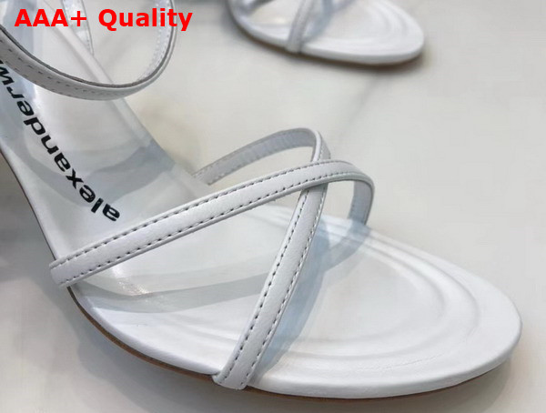 Alexander Wang Dahlia 85 Sandal in Capretto White Replica