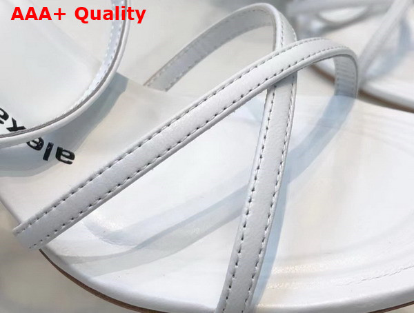 Alexander Wang Dahlia 85 Sandal in Capretto White Replica