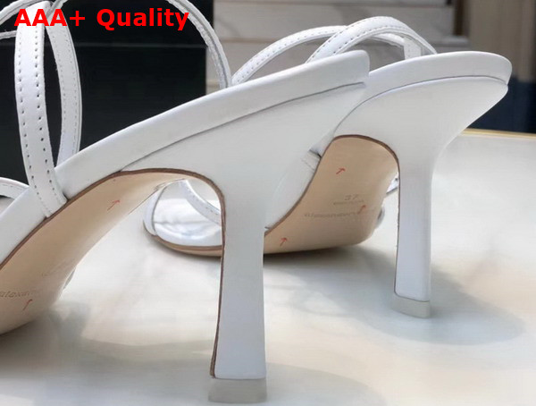 Alexander Wang Dahlia 85 Sandal in Capretto White Replica