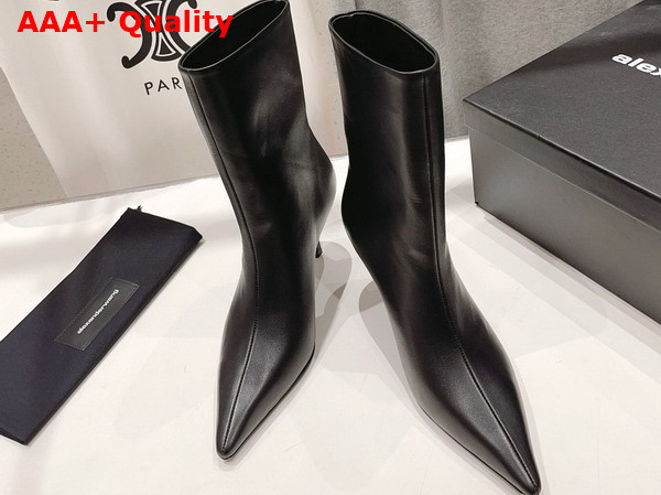 Alexander Wang Delphine Ankle Boot in Black Leather Replica