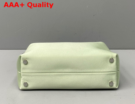 Alexander Wang Heiress Satin Pouch in Green Replica