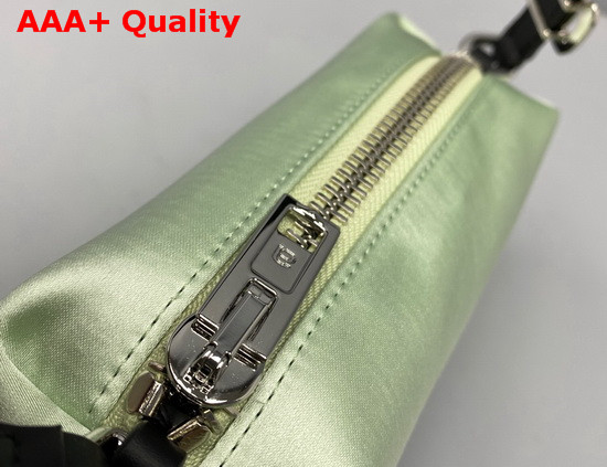 Alexander Wang Heiress Satin Pouch in Green Replica