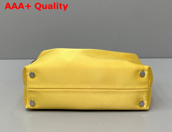 Alexander Wang Heiress Satin Pouch in Yellow Replica