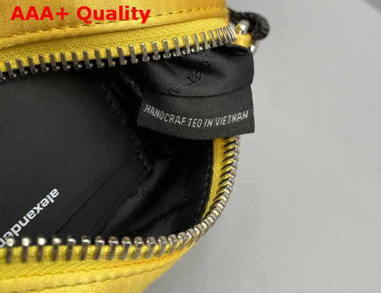 Alexander Wang Heiress Satin Pouch in Yellow Replica