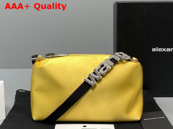 Alexander Wang Heiress Satin Pouch in Yellow Replica